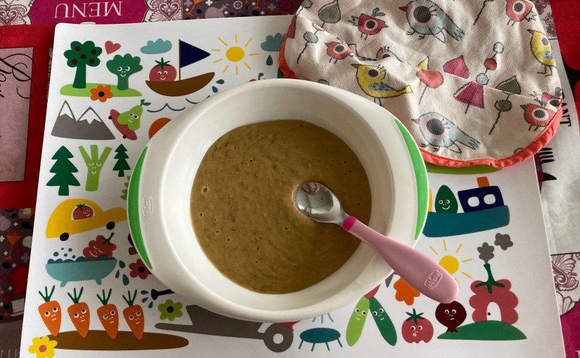 Pappa di legumi con polpettine di ricotta e&nbsp;prosciutto