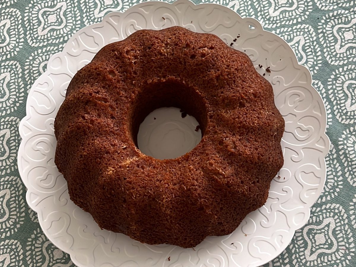 Ciambellone al Cocco con Eritritolo e Mandorle (senza&nbsp;glutine)